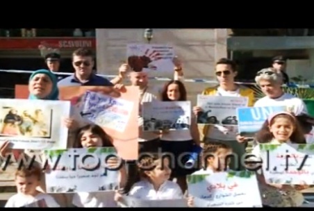 Protesta edhe ne Tirane per Sirine