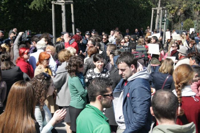 Nga protesta e sotme e qytetareve ne mbrojtje te femijeve