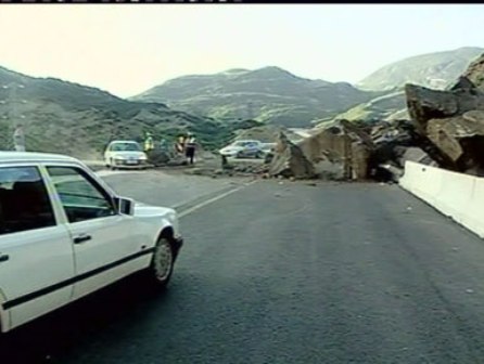 Tirane-Elbasan, shembet nje segment i rruges