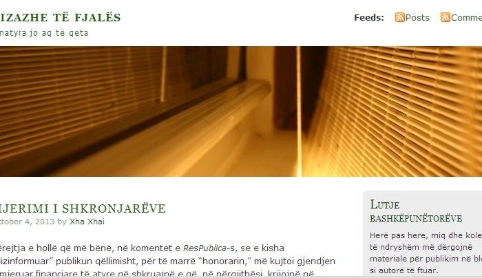 Nje shqetesim publik i zotit Ardian Vehbiu