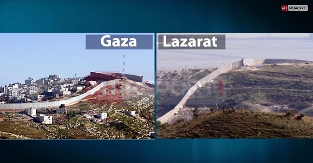 Lazarati duket si Gaza, rrethohet me mure gjigande