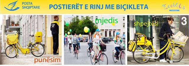 Postieret e rinj me bicikleta!
